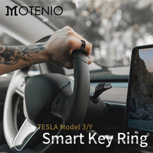 Load image into Gallery viewer, Design for Tesla Model 3 / Y smart key ring(Made with chips removed from the original official card)